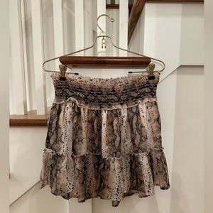 Altar’s State snakeskin print skirt, size medium